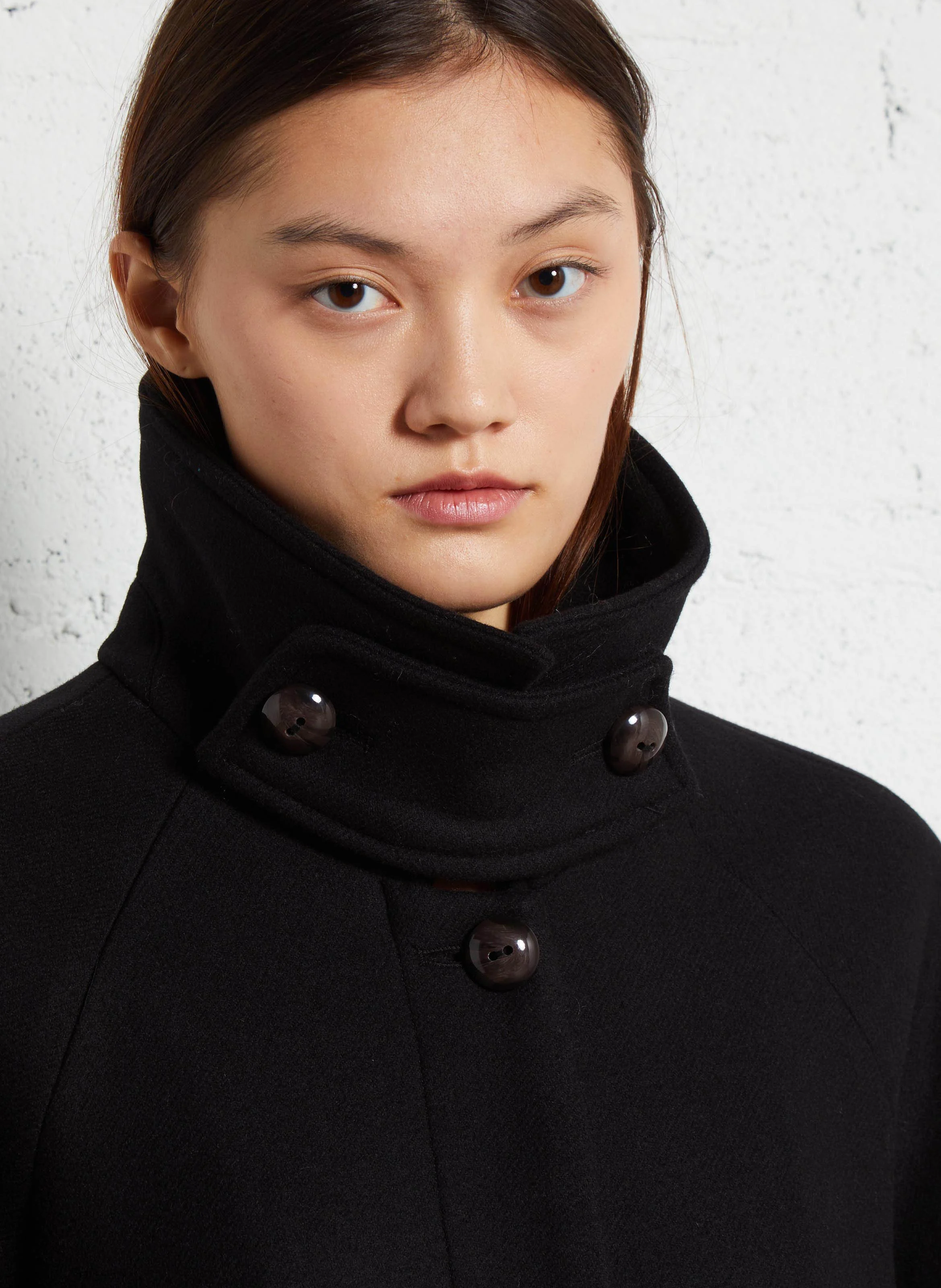 CORY - Manteau oversize en laine | Noir