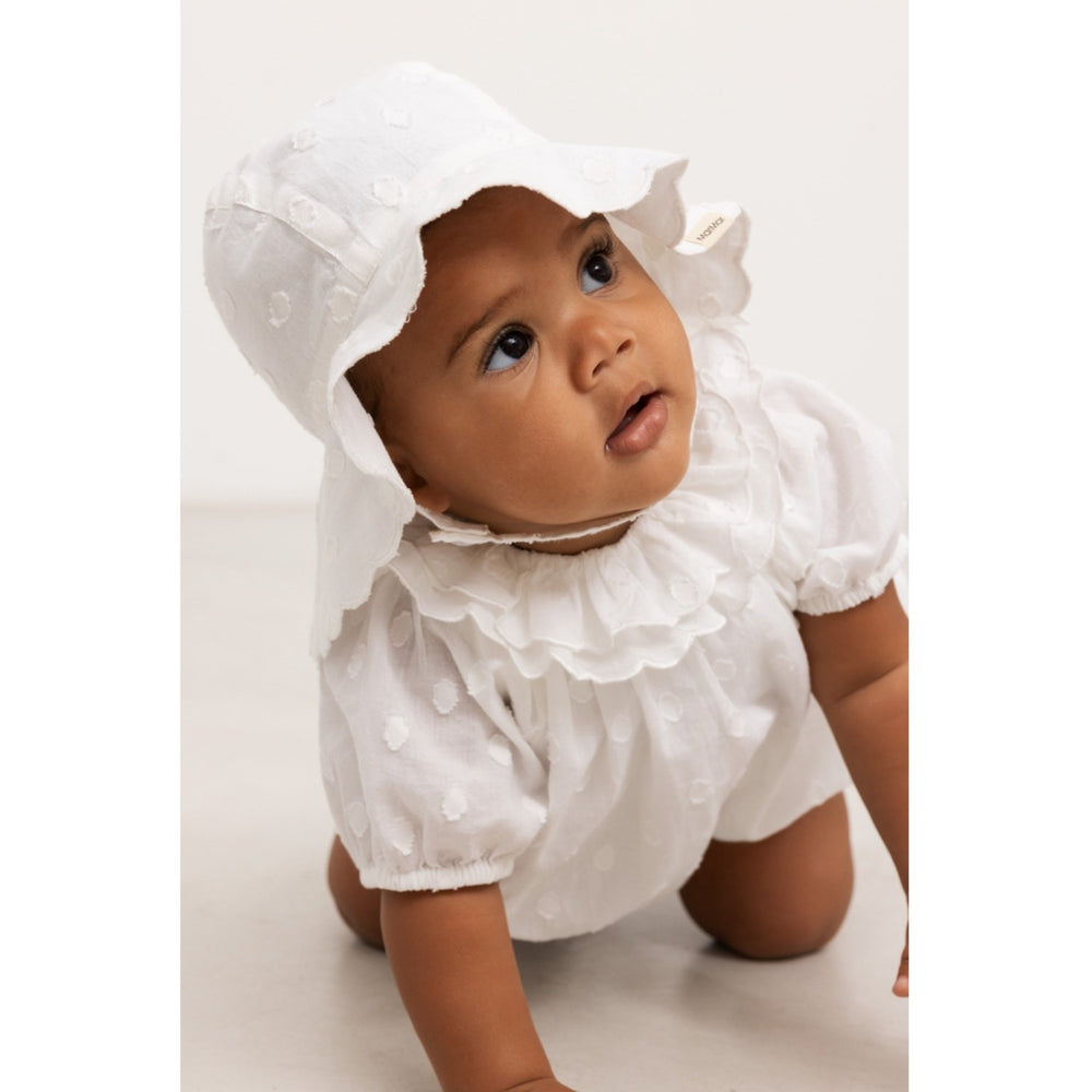 Køb MarMar Dobby Dots Gentle White Rosetta Body