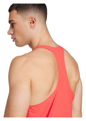 Débardeur adidas Adizero Road To Records Rouge Homme