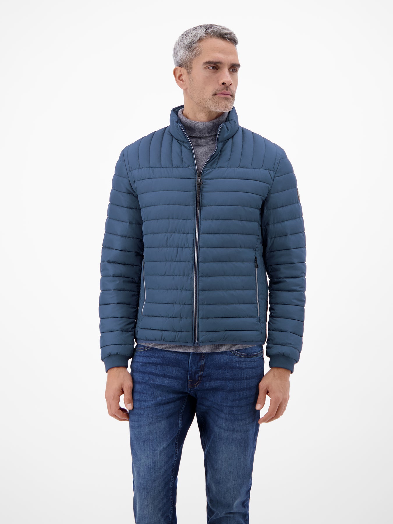 Steppjacke, wind- und wasserabweisend, gefüttert