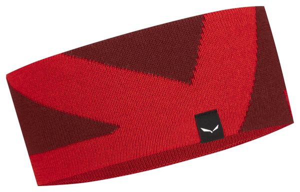 Bandeau Unisexe Salewa Pure Merino Rouge