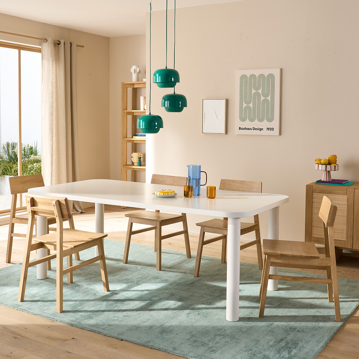 LA REDOUTE INTERIEURS<br>Conjunto de 4 pés de mesa pintados Alzar