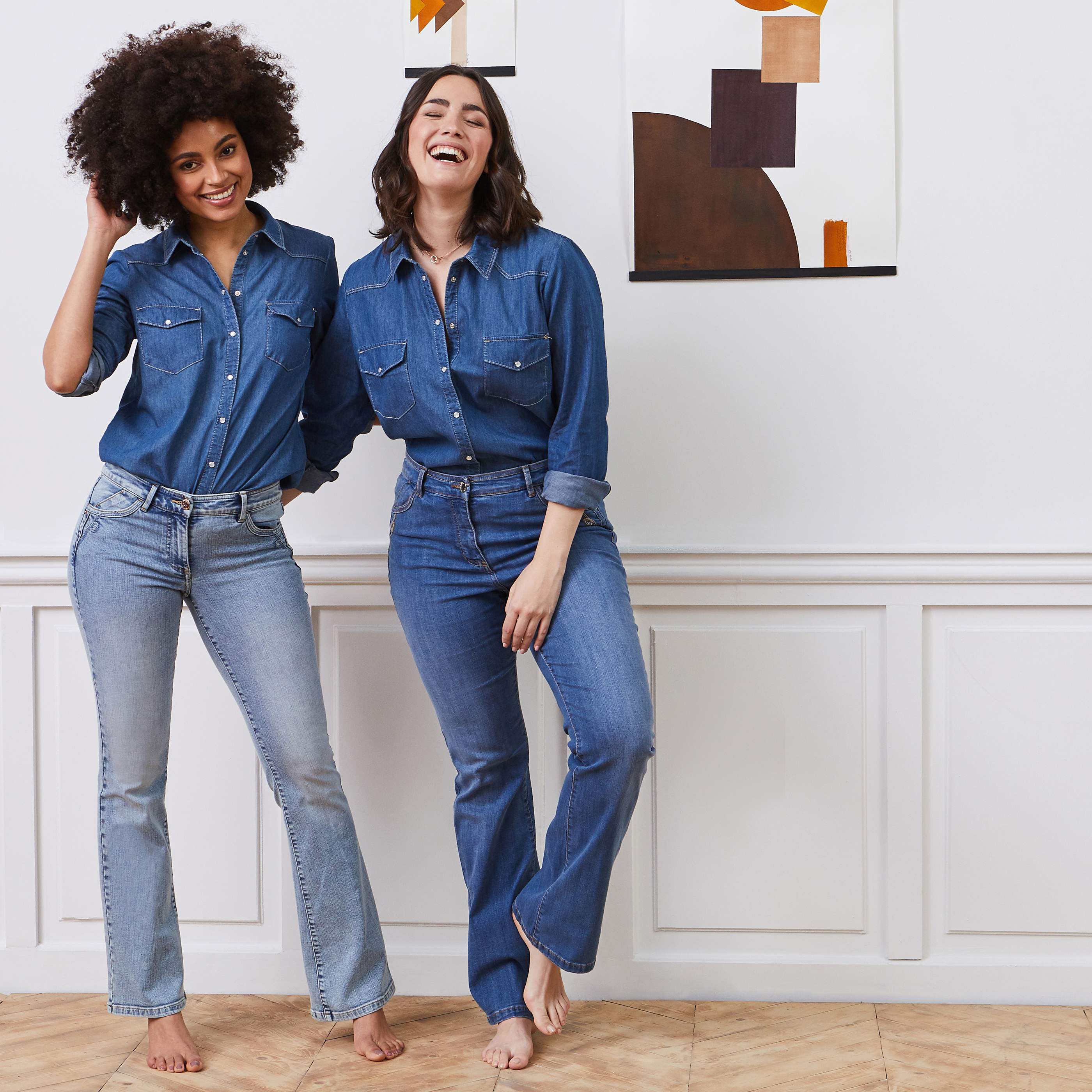 Jean bootcut BALI femme - LIGHT STONE