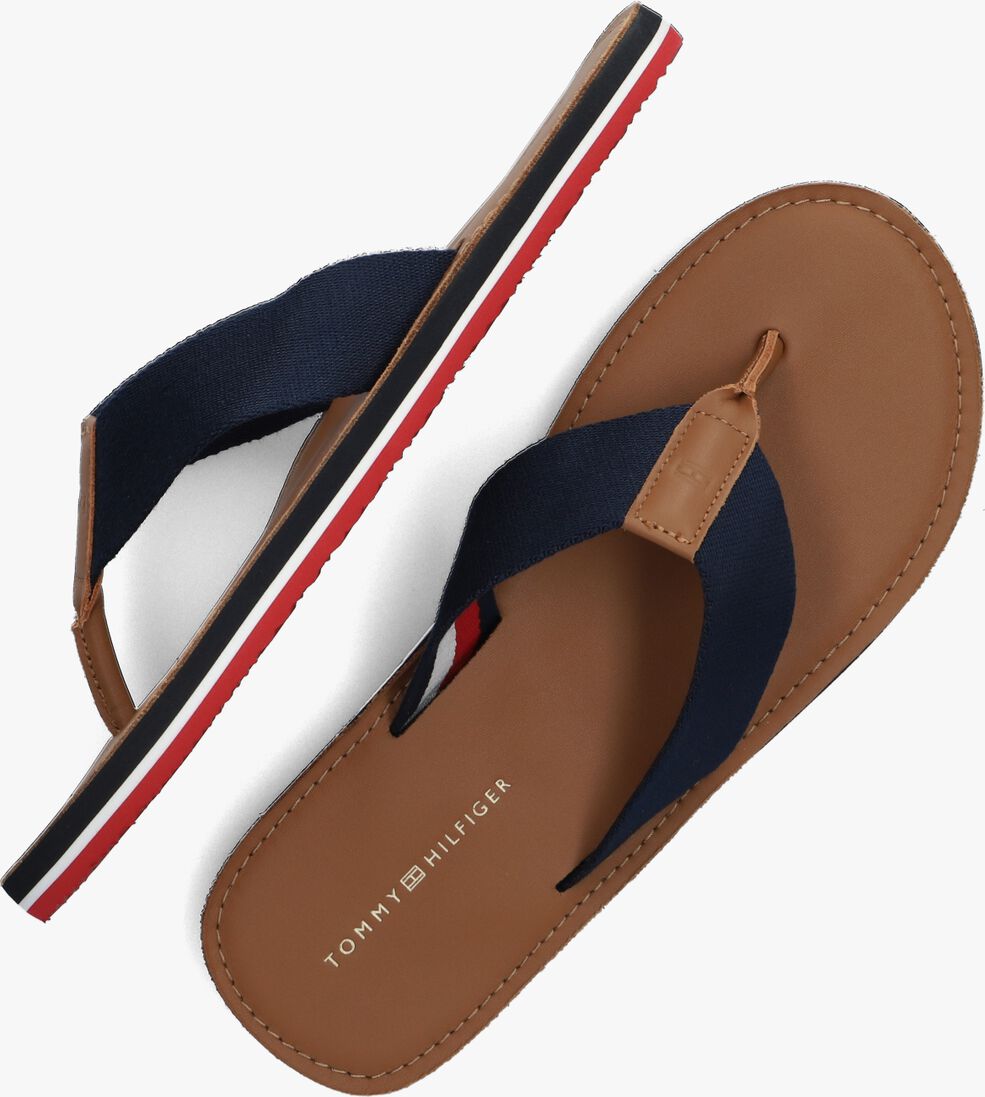 TOMMY HILFIGER blauwe tommy hilfiger slippers elevated beachh