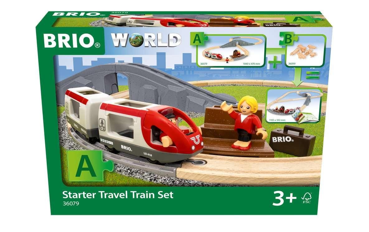 BRIO World Starter Travel Train SetZugset aus 22 Teilen