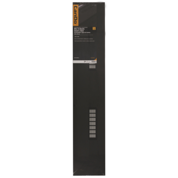 CanDo Vensterbank Radiatorbekleding Zwart MDF 160x30 cm