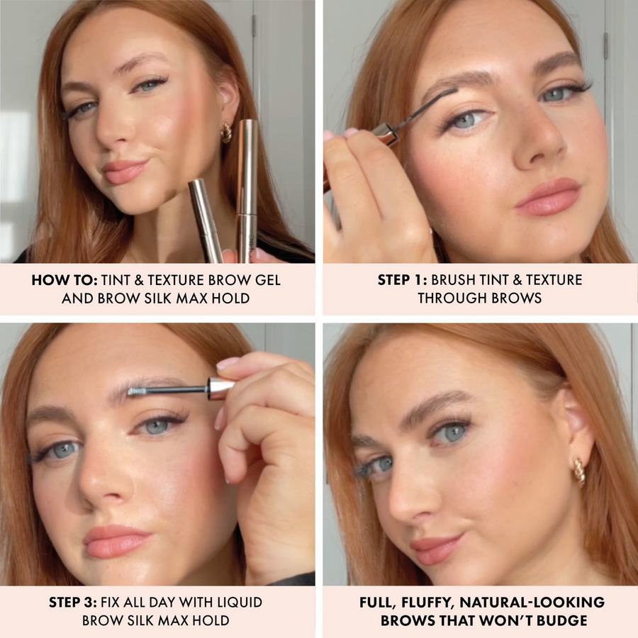 Iconic London Brow Gel Tint and Texture Black Brown 3ml