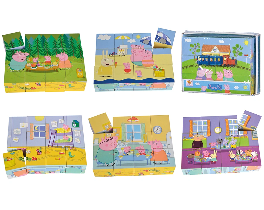 Würfelpuzzle PEPPA PIG 13-teilig
