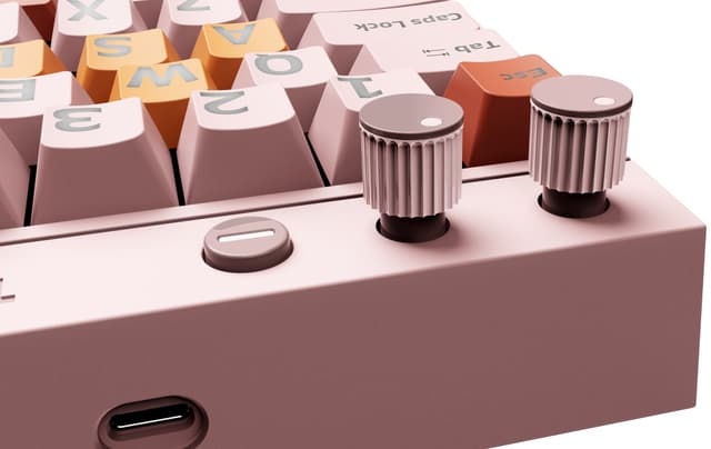 The Shrimp Model 1 mekanisk gaming tastatur (pinkey)