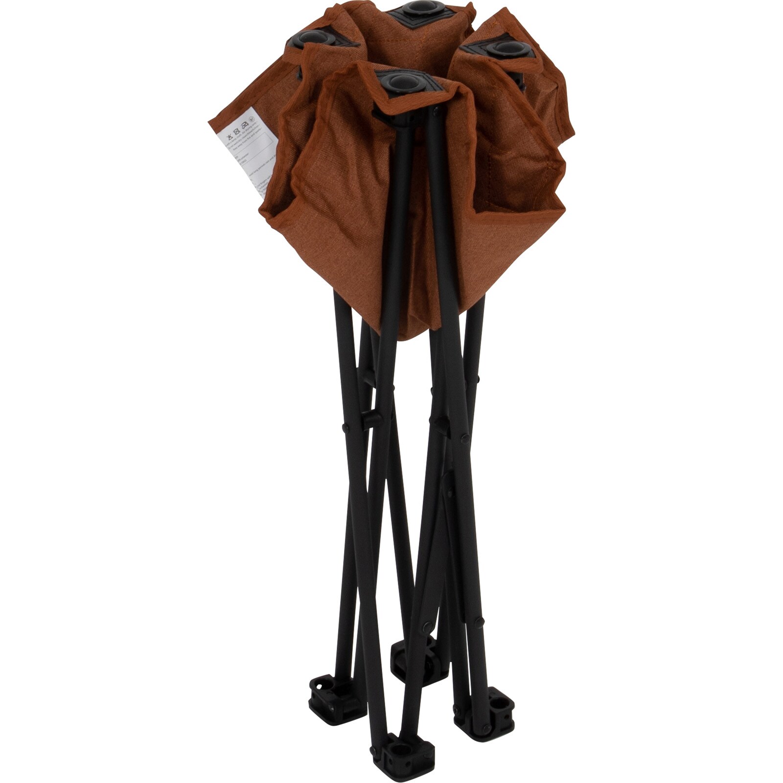 BO-CAMP Campinghocker Klapphocker Mentone Mini Trekking Falthocker Leicht 70 kg Farbe: Clay