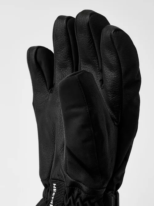 Hestra Kids' Skare CZone 5 Finger Black