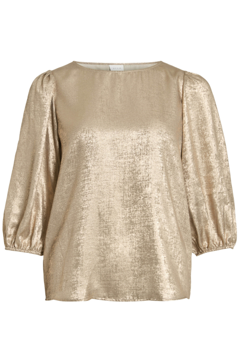 Vila gouden dames blouse