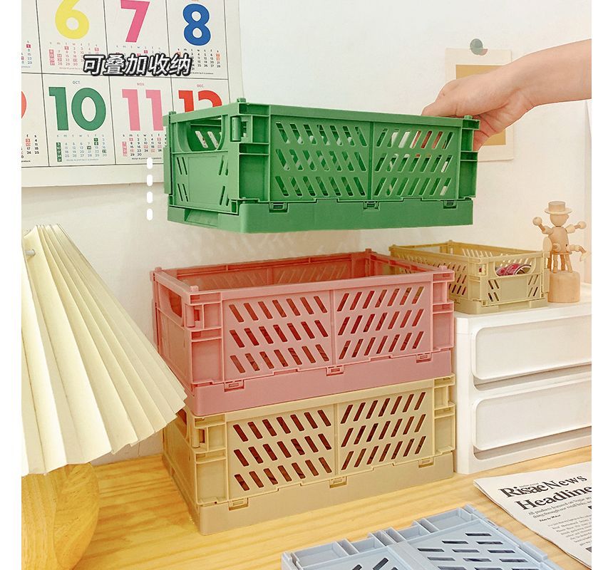 Candy Lemon - Opvouwbare plastic bureau-organizermand (verschillende designs) / Set