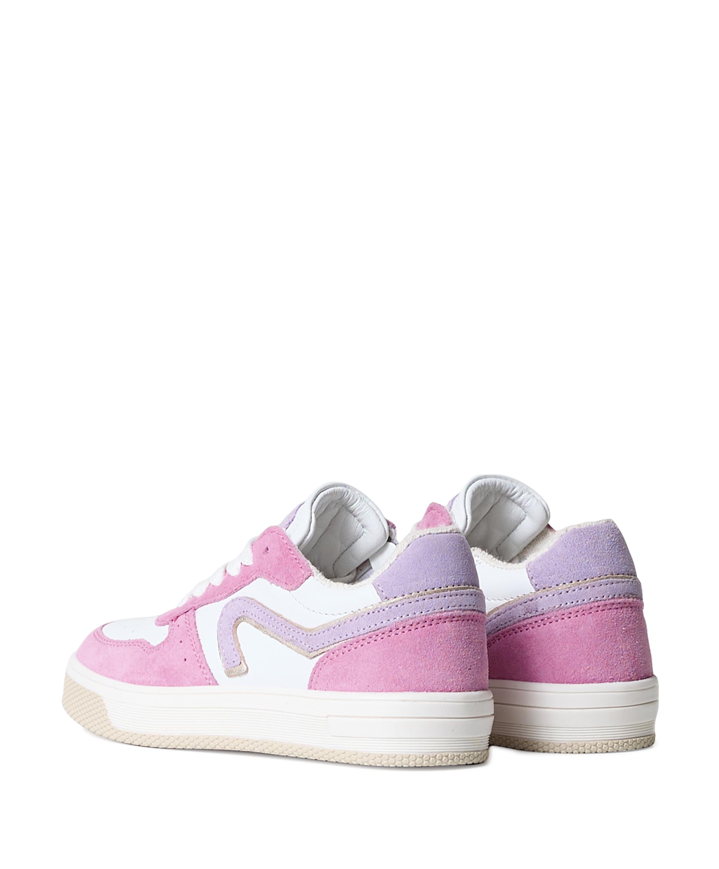 Hip meisjes veterschoenen roze