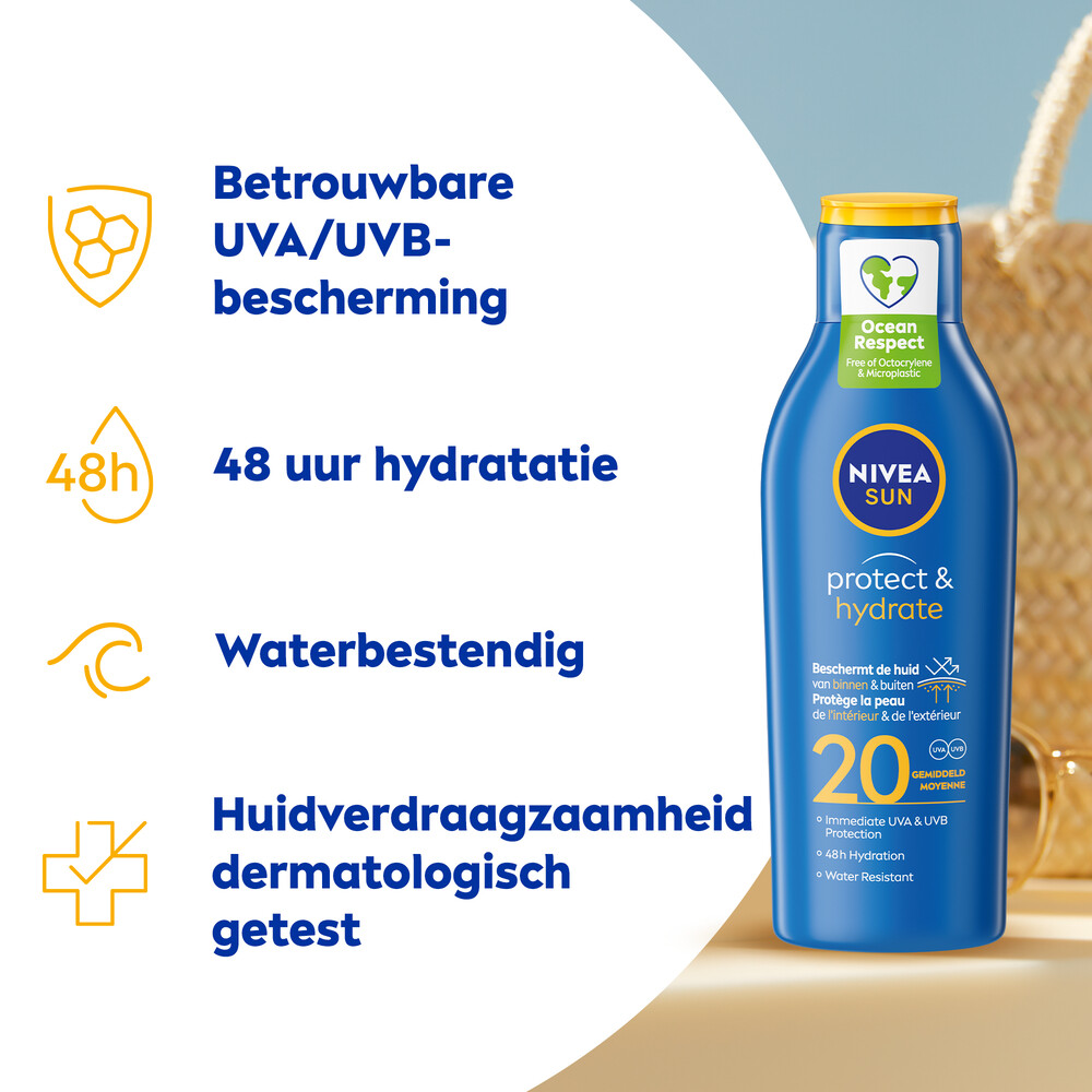 Nivea Sun Protect & Hydrate Zonnemelk SPF 20200 ml