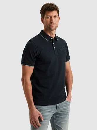 PME Legend Poloshirt Piqué Logo Navy PPSS2504867-5281 kopen
