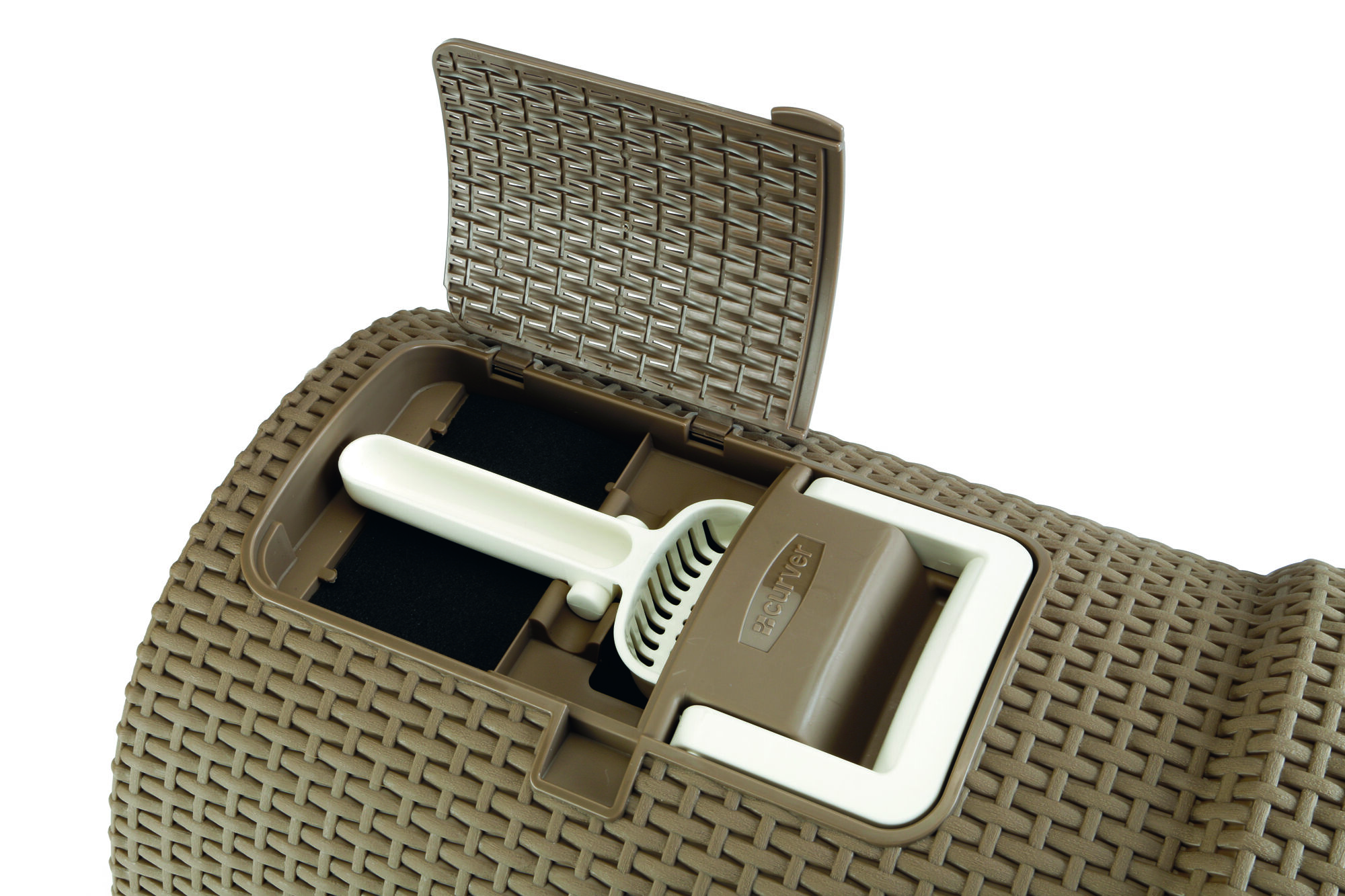 Curver - Kattenbak - Mokka - 39.5x38.5x51 cm