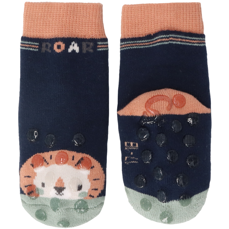 Sterntaler ABS-Krabbelsocken DP LöweBär marine