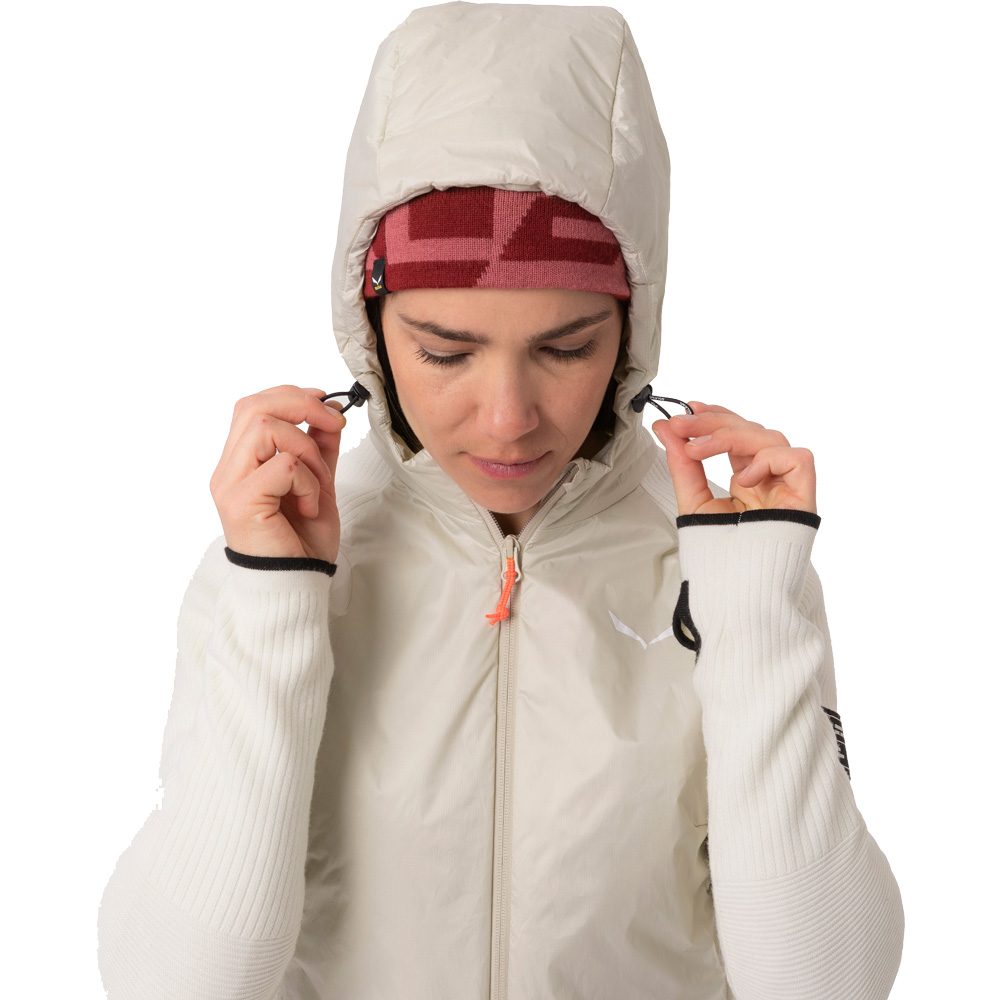 SALEWA Fanes Engineered Merino Hybridjacke Damen oatmeal