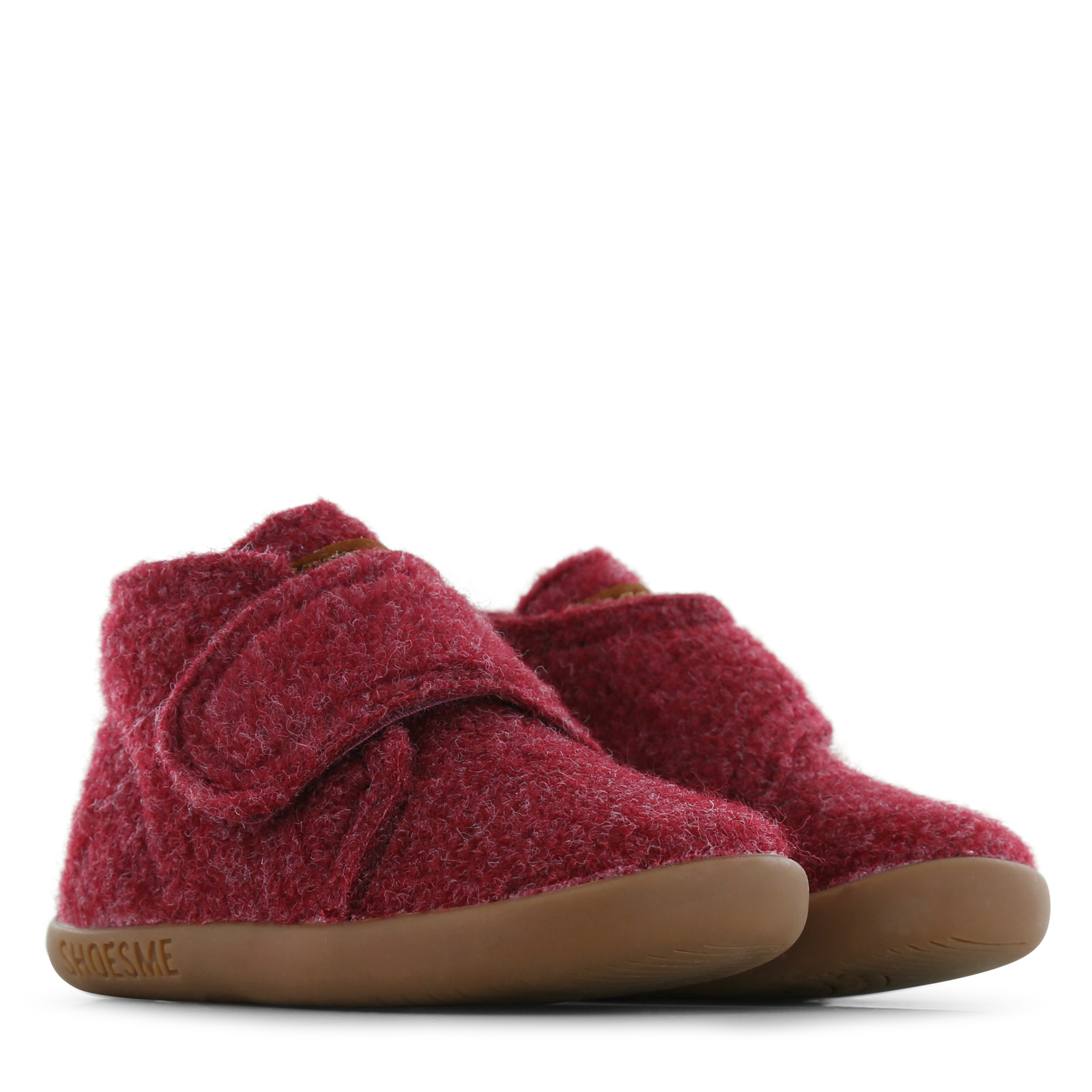 Shoesme rood vilten slofje  | Uni schoenen