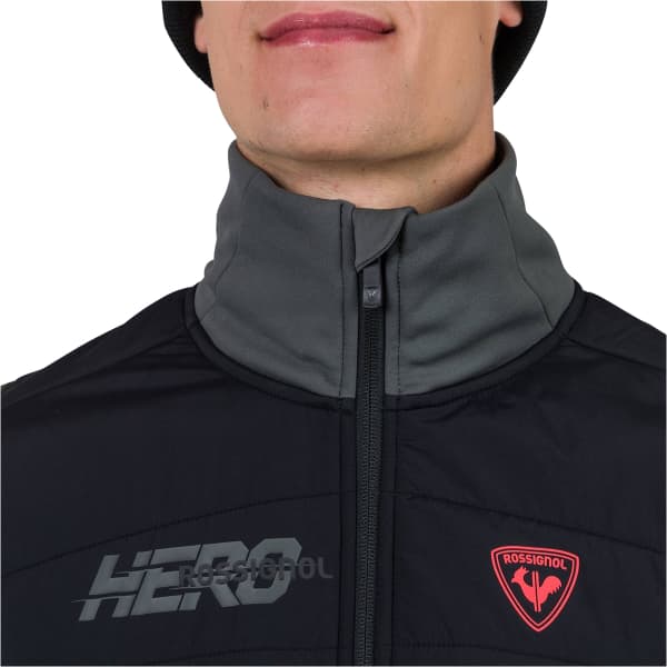Veste polaire ROSSIGNOL NEW HERO CLASSIQUE HYBRID CLIM FZ ONYX GREY