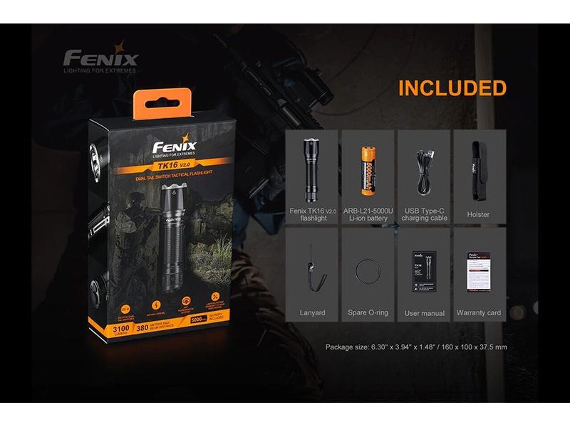Fenix Taschenlampe TK16 V2.0 Hochwertige Taschenlampe