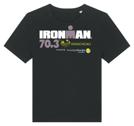 T-Shirt Manches Courtes Ironman 70.3 Kraichgau Noir Femme