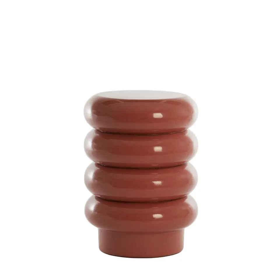 Bijzettafel Mirogi - Rood - Ø30cm