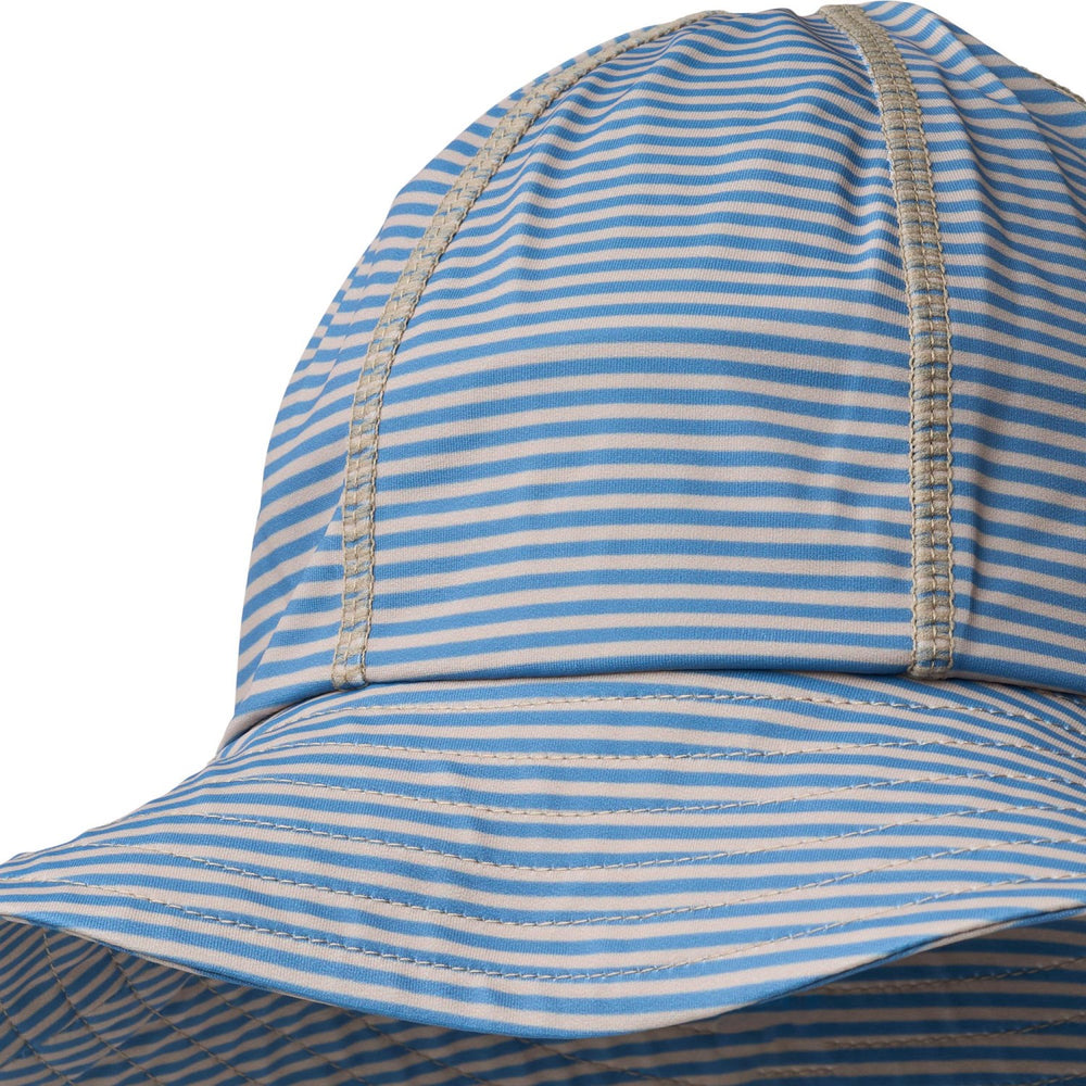 Køb Wheat Blue Swim Stripe UV Solhat Bora