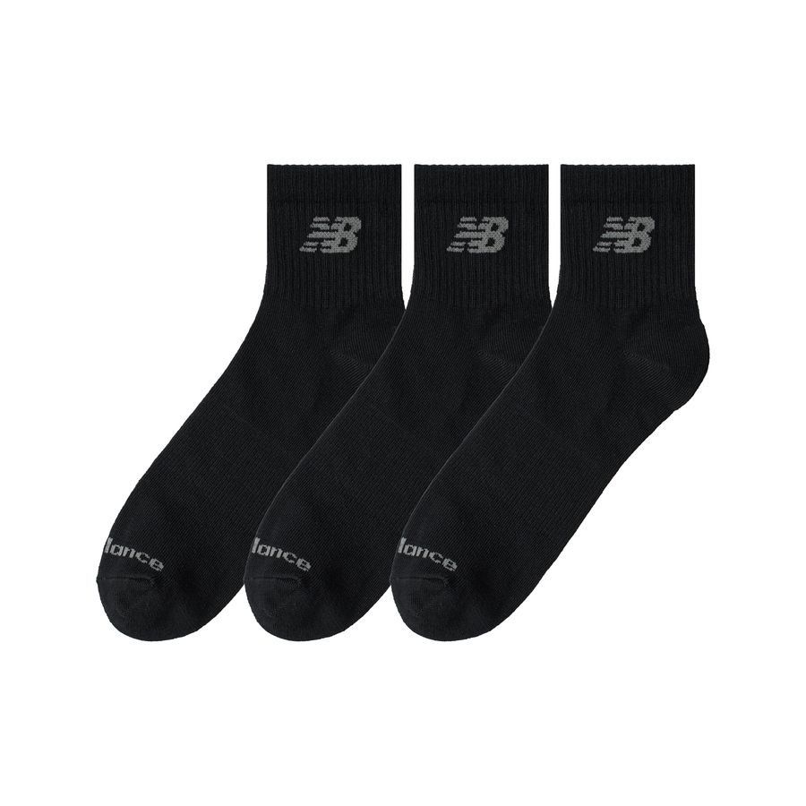 New Balance Socquettes Basic Pack de 3 - Noir