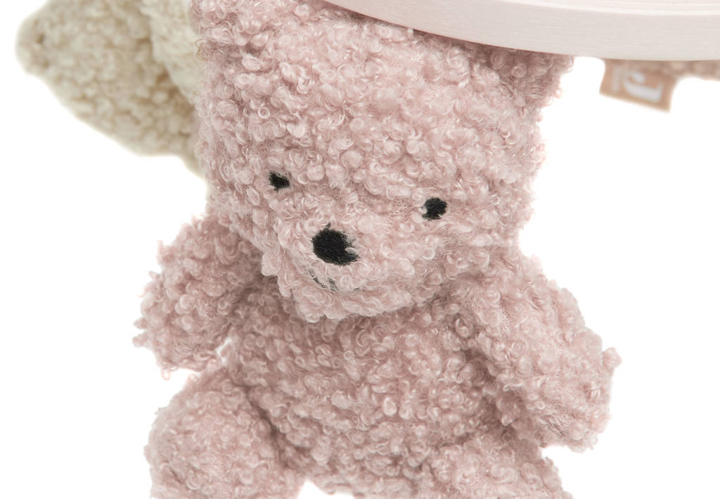 baby mobiel Teddy Bear Wild Rose/Naturel