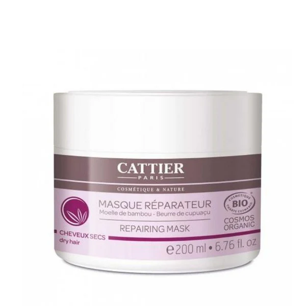 Cattier Masque Capillaire Régénérant - extrait de Bambou 200ml