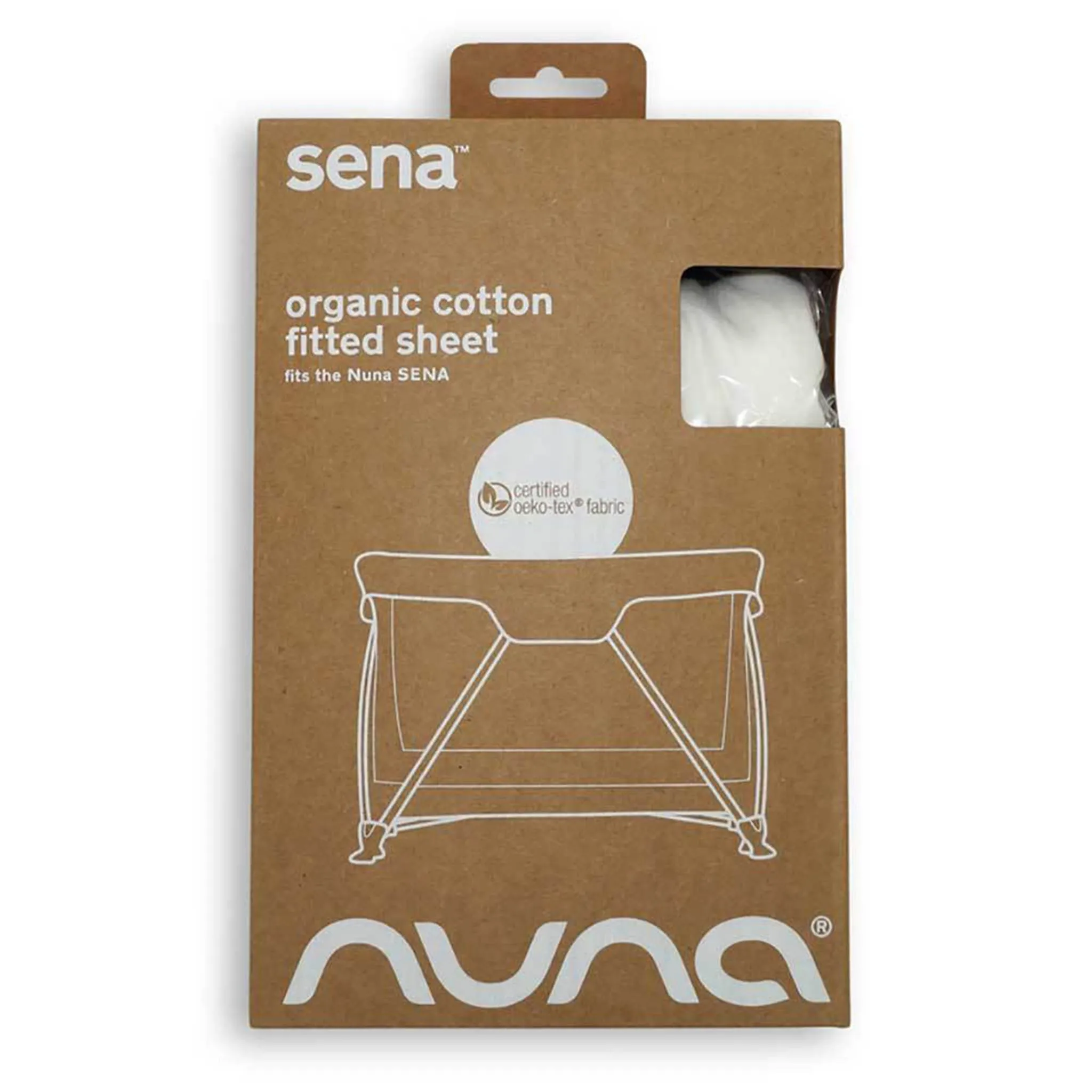 Nuna Drap-Housse Coton Biologique pour Parc Nuna Sena