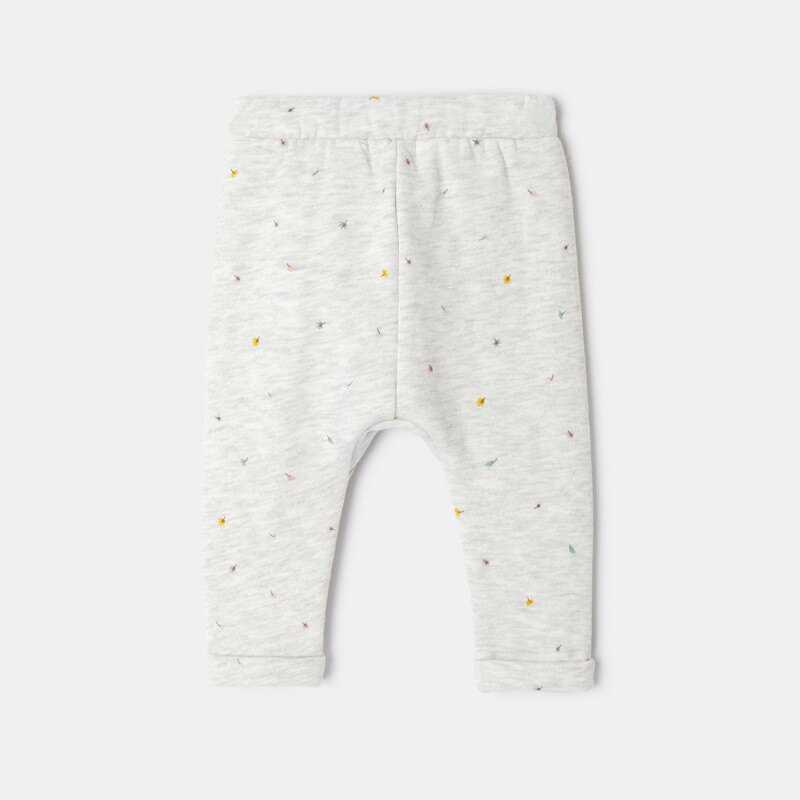 Pantalon en molleton imprimé blanc naissance Absorba Blanc