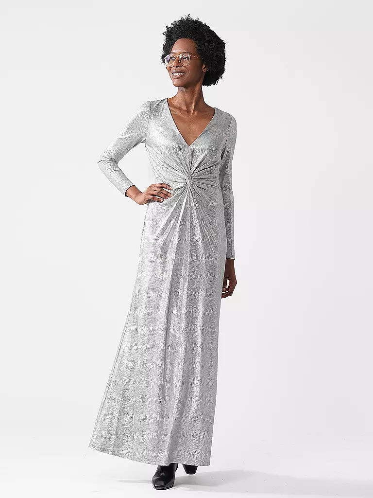 LAUREN RALPH LAUREN Abendkleid NADIRA silber