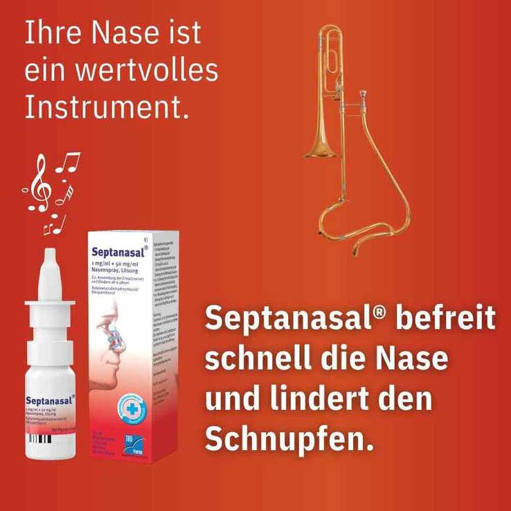 Septanasal® 1 mg/ml+50 mg/ml Nasenspray, 10 ml