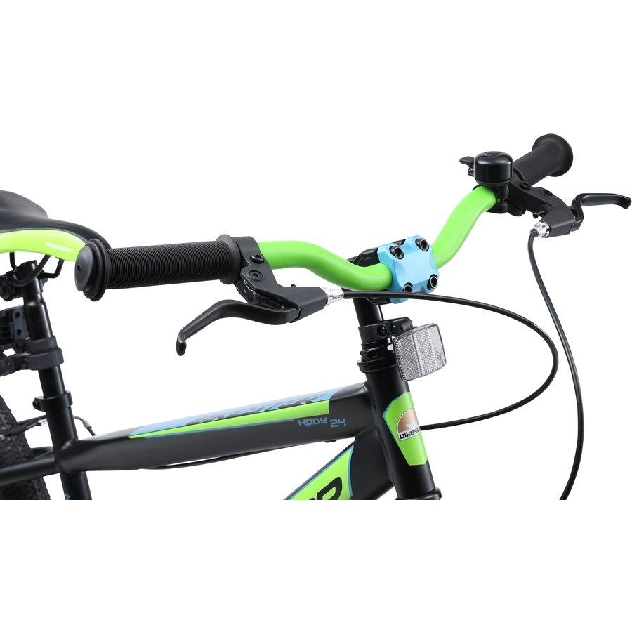 Bikestar Kinderrad 24 Zoll Urban Jungle schwarz, grün