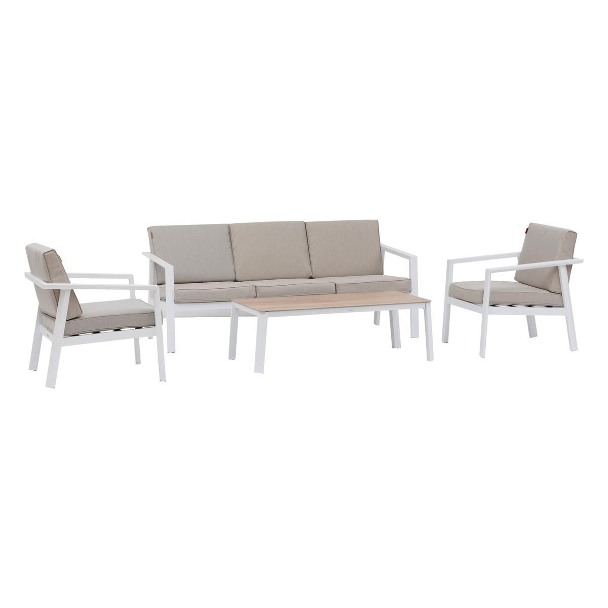 SALON PAVANE BLANC 5 PLACES