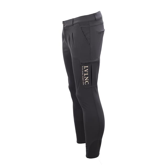 Paardrijbroek La Valencio LVWilliam Knie Grip Men Donkergrijs