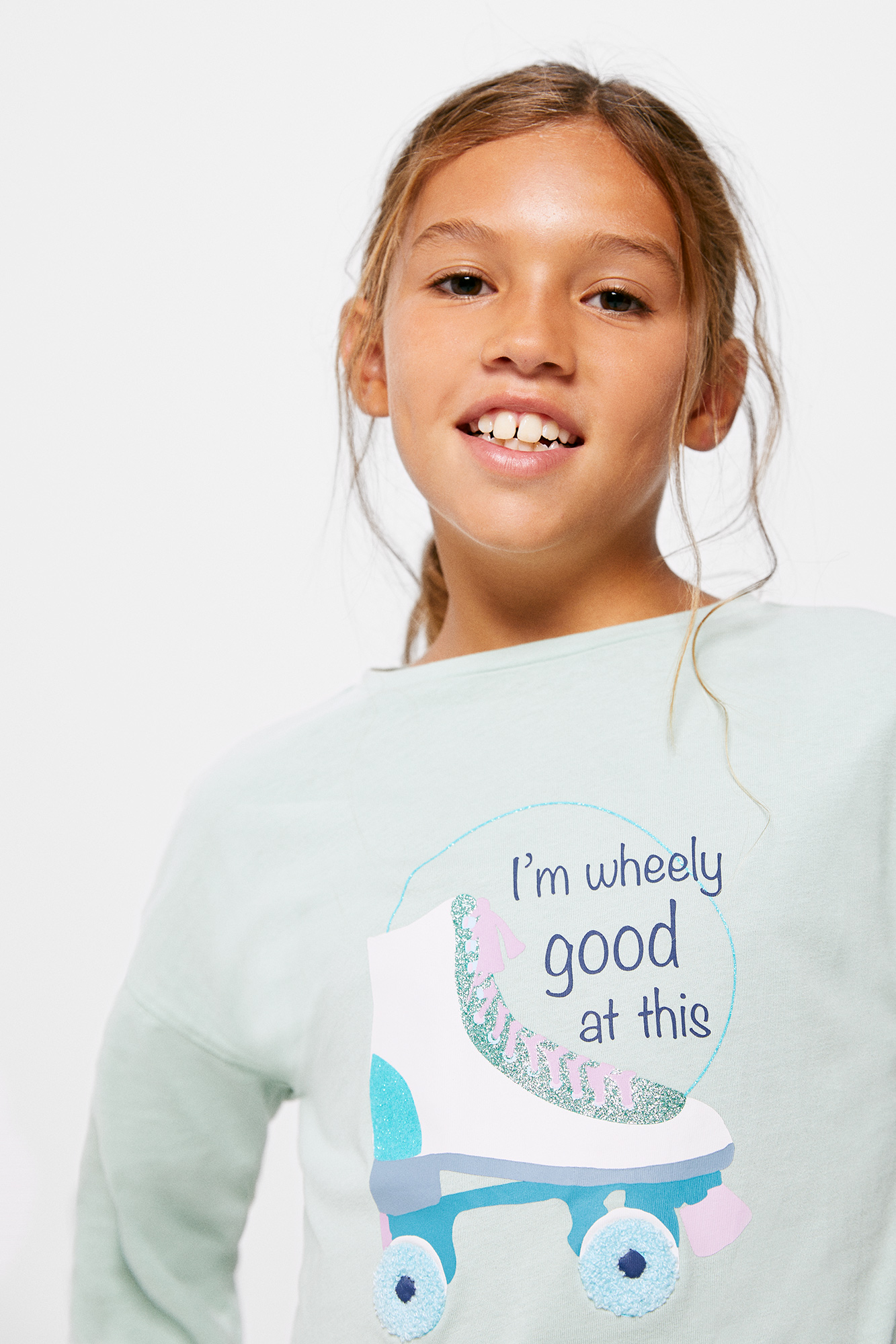 Camiseta infantil para patinação