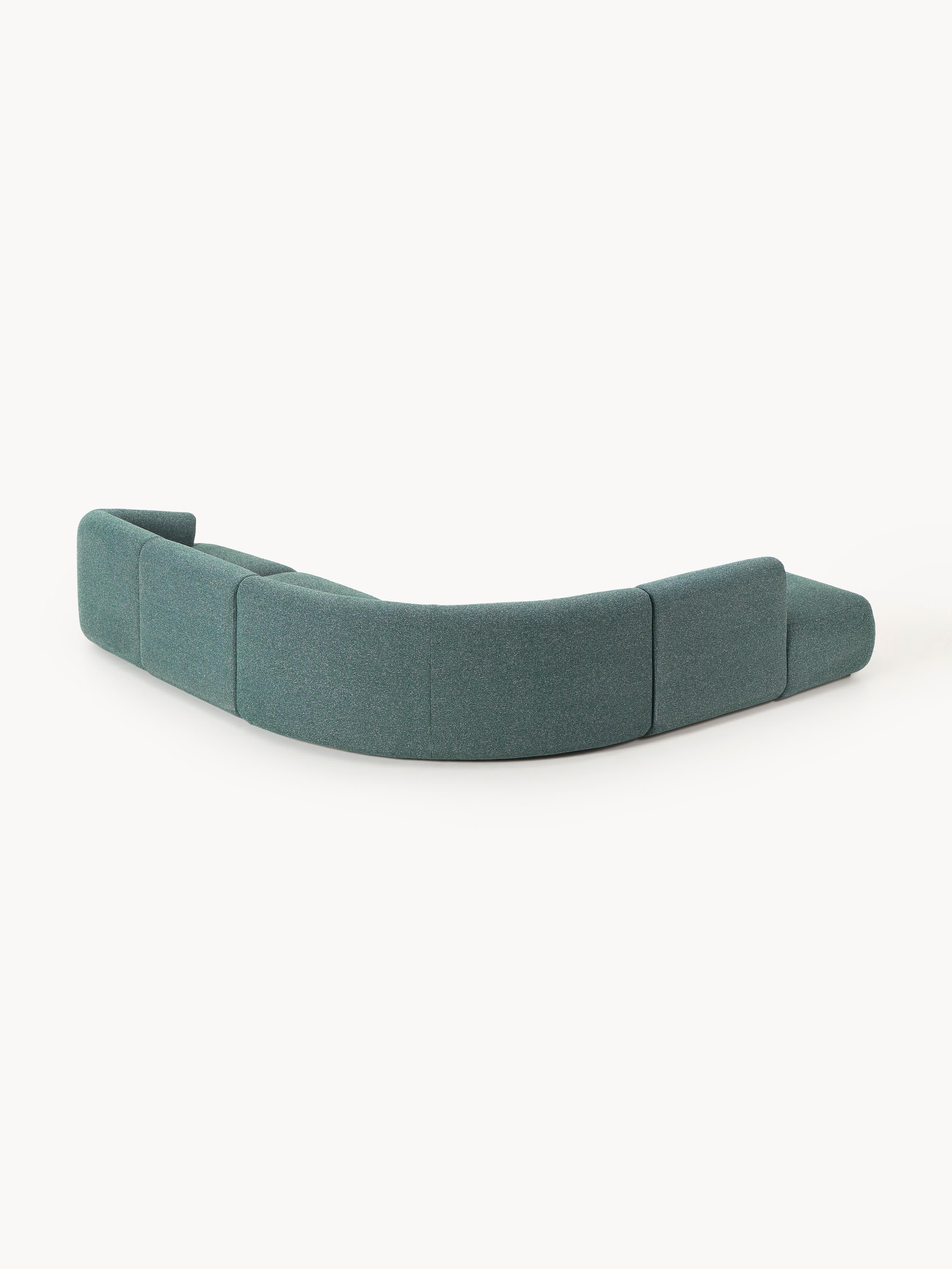 Modulaire bouclé hoekbank Sofia (4-zits)