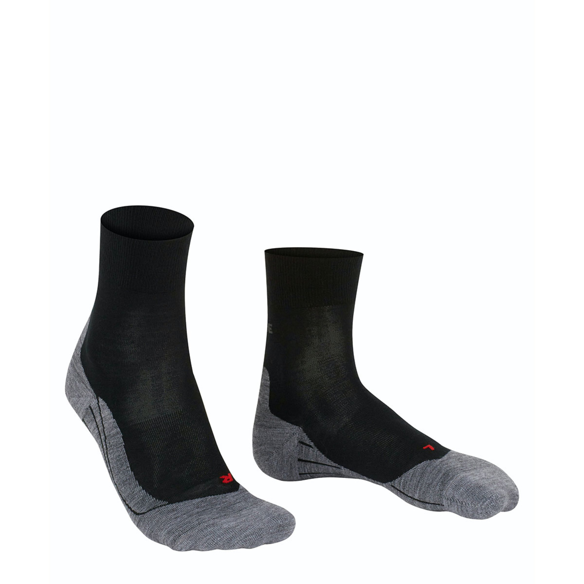 Falke RU4 Wool Hardloopsokken Zwart/Grijs Dames