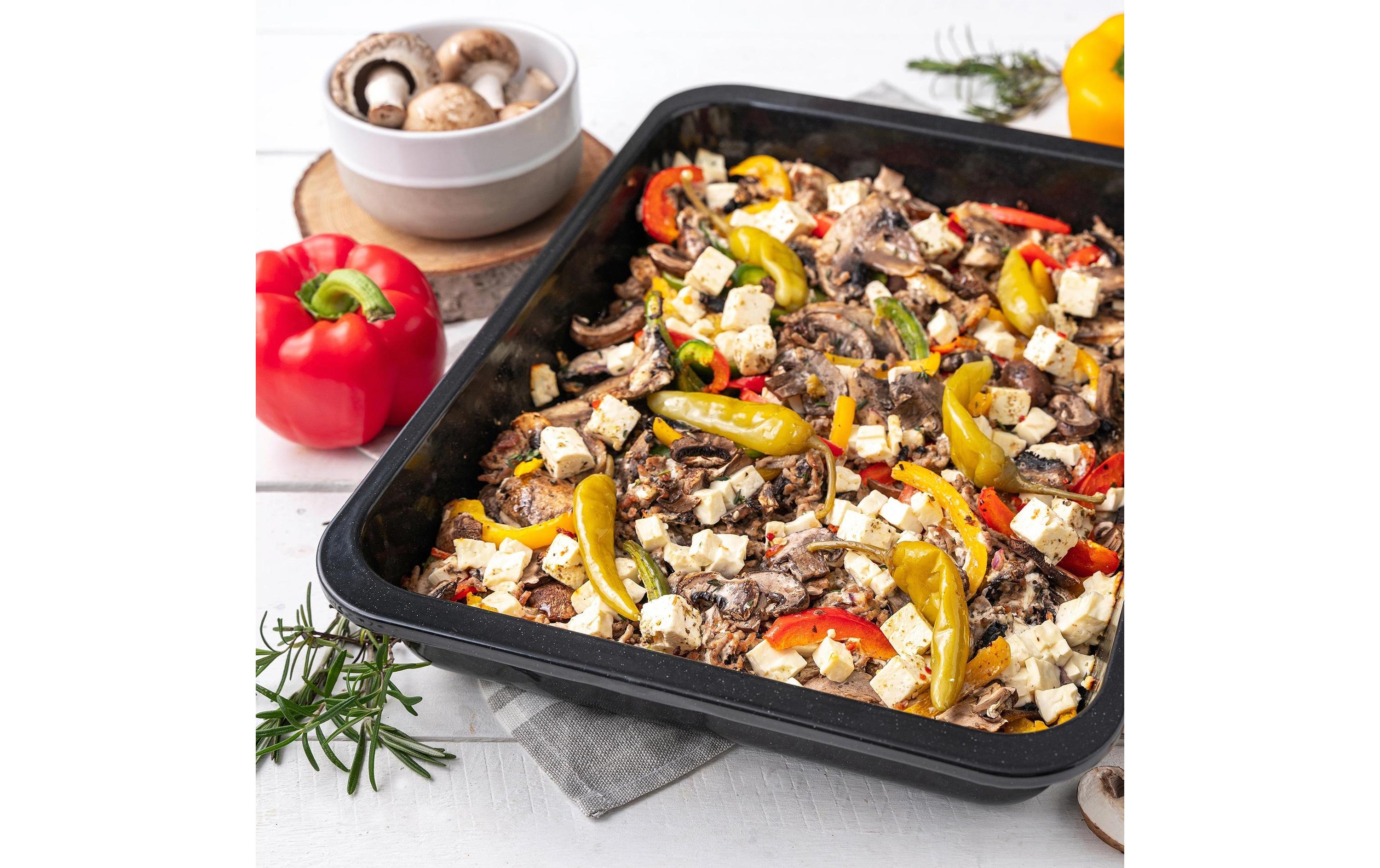 Auflaufform Special Cooking 40.5 x 29 cm, Eckig, SchwarzBrat- und Auflaufform