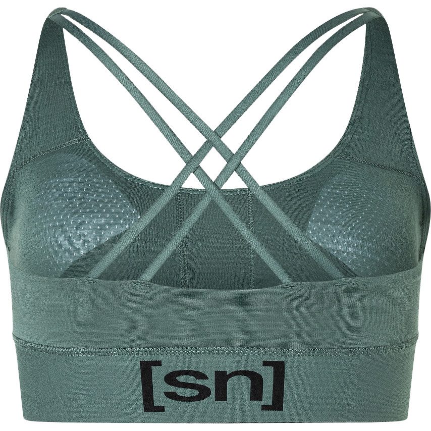 super.natural Super Top Sport BH Damen balsam green