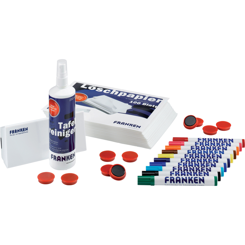 Franken Whiteboard Starter-Set, weiss