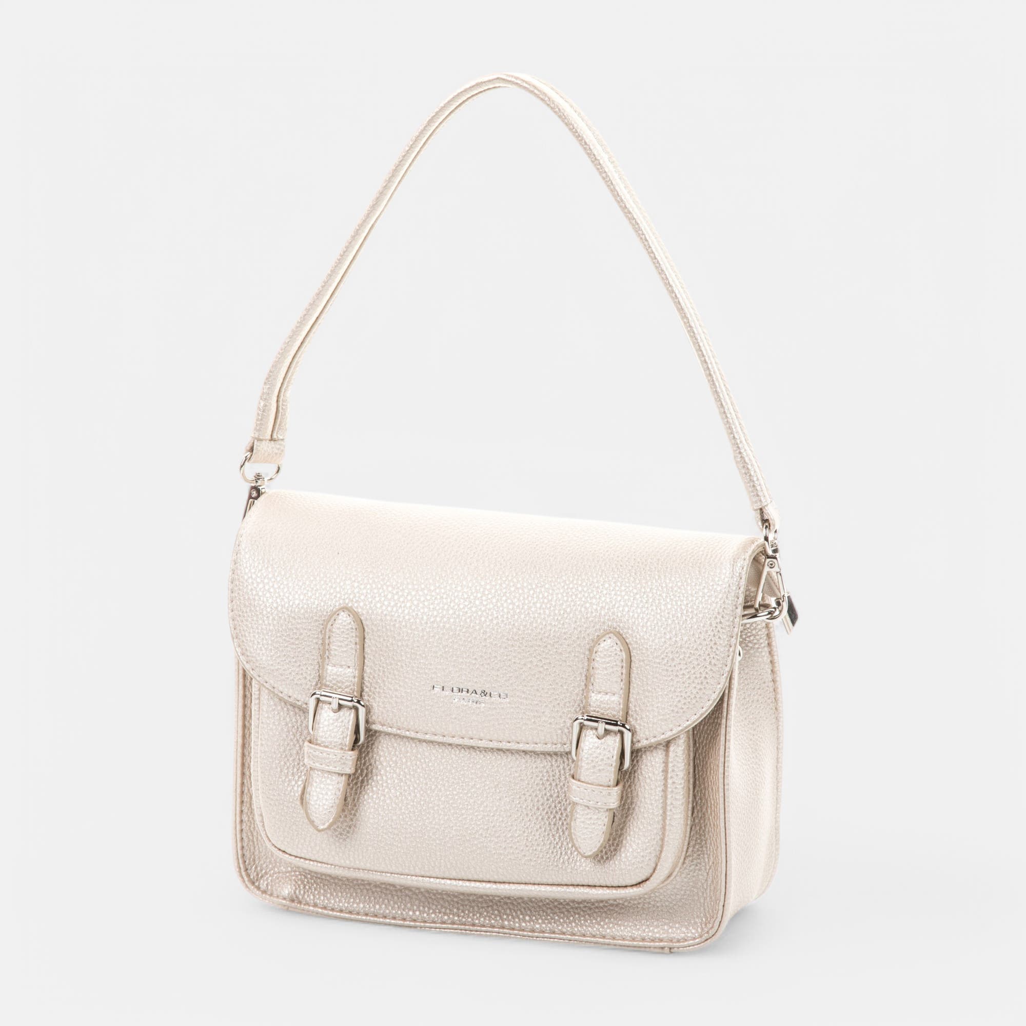 Sac bandoulière or