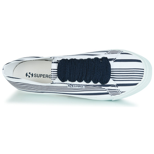 Superga - 2790 COT MULTI STRIPE W - Blanc