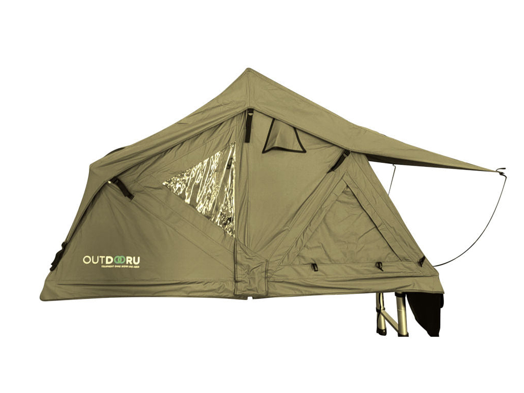 OutdoorU Compact 2 Pers daktent incl. dakraam - Green