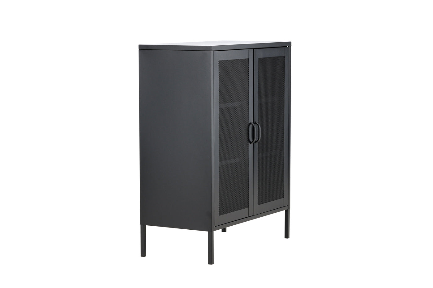 FjÃ´rd - Dressoir Zwart Doors 40cm - Staal - Misha