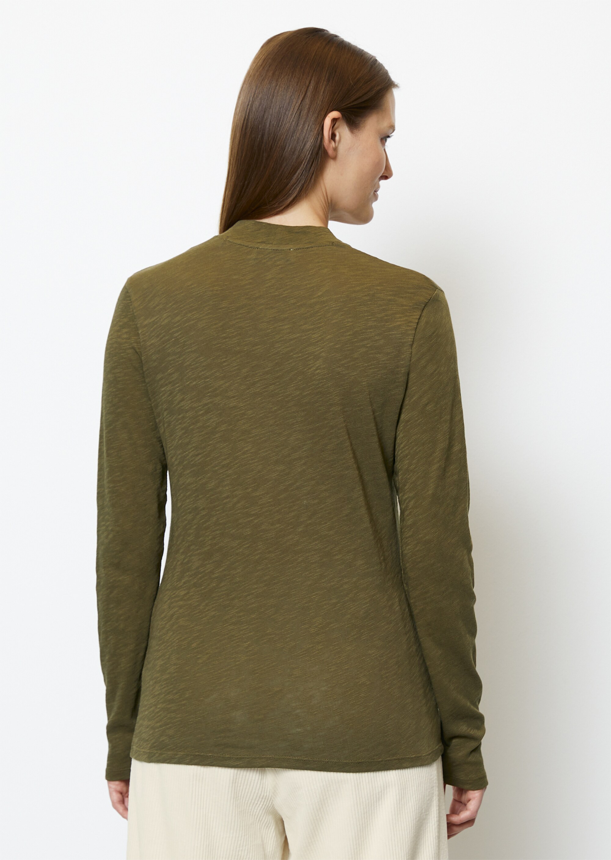 Longsleeve regularaus Slubjersey